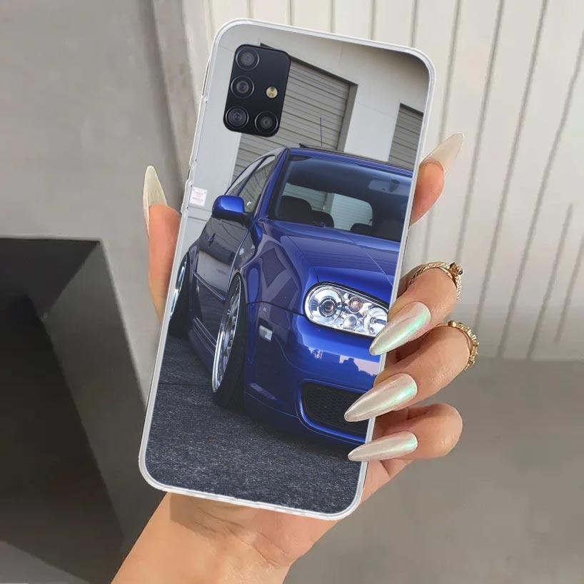 Cool MK4 MK5 Golf Car Phone Case for Samsung Galaxy A52 A32 A22 A12 A02S A50S A30S A10S Note 20 Ultra 10 Plus S10 A31 A20 A71 A7