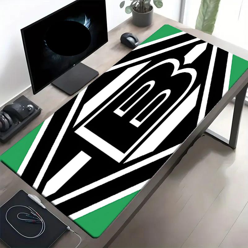 Borussia Mönchengladbach Print Mauspads, Anti-Rutsch Schreibtisch-Tastaturmatte, für PC Laptop Gaming Arbeiten Tägliche Nutzung, Cooles Festival Überraschungsgeschenk
