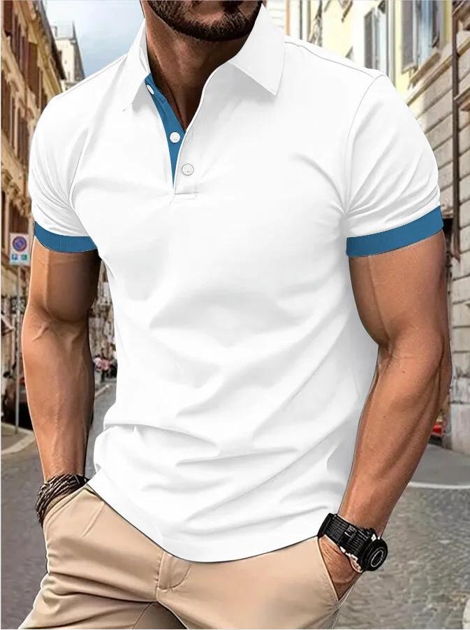Men's Trendy Short Sleeve Summer Polo Shirt