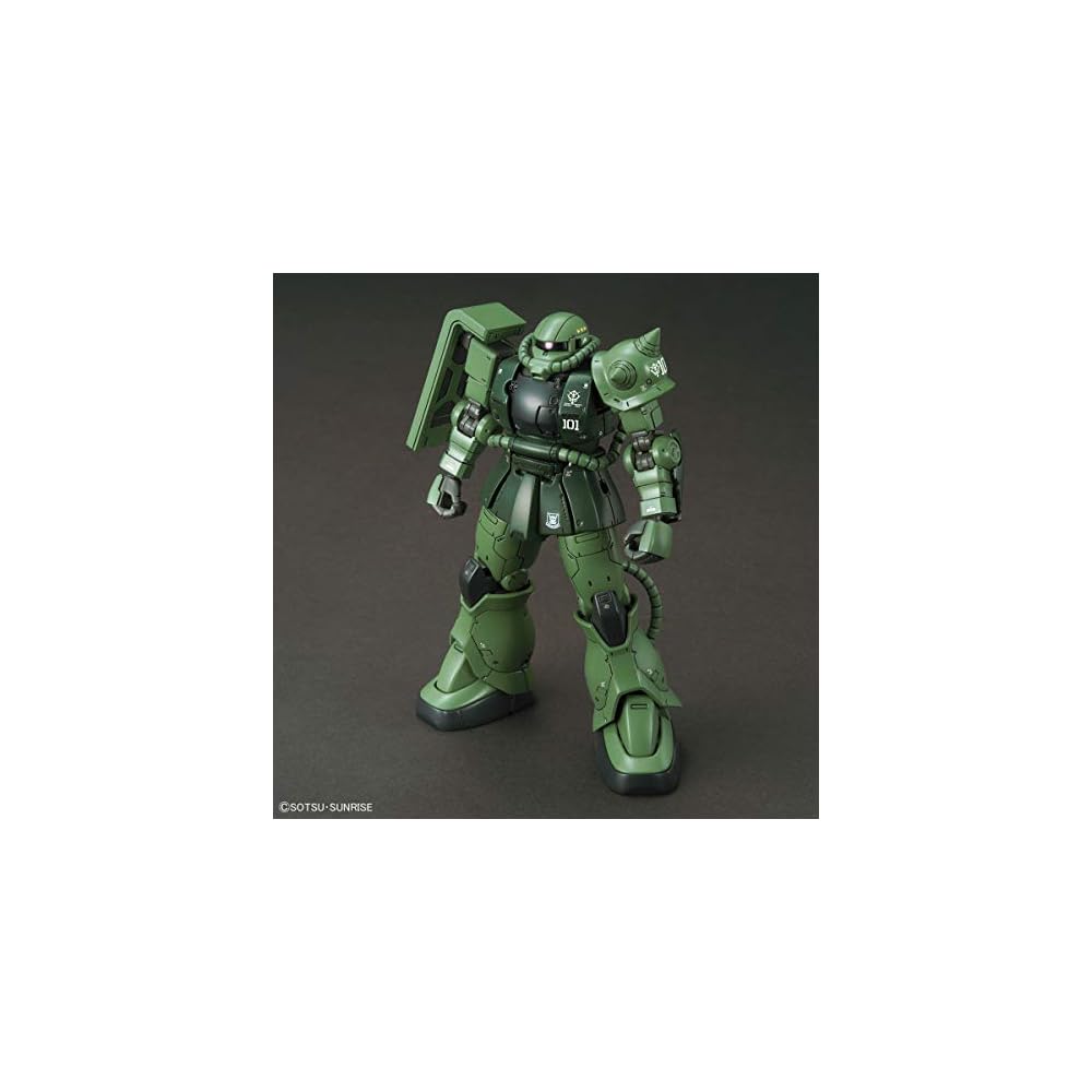 Bandai Spirits HG Mobile Suit Gundam The Origin Zaku II C-6/R6 1/144 Scale Color-Coded Plastic Model Kit