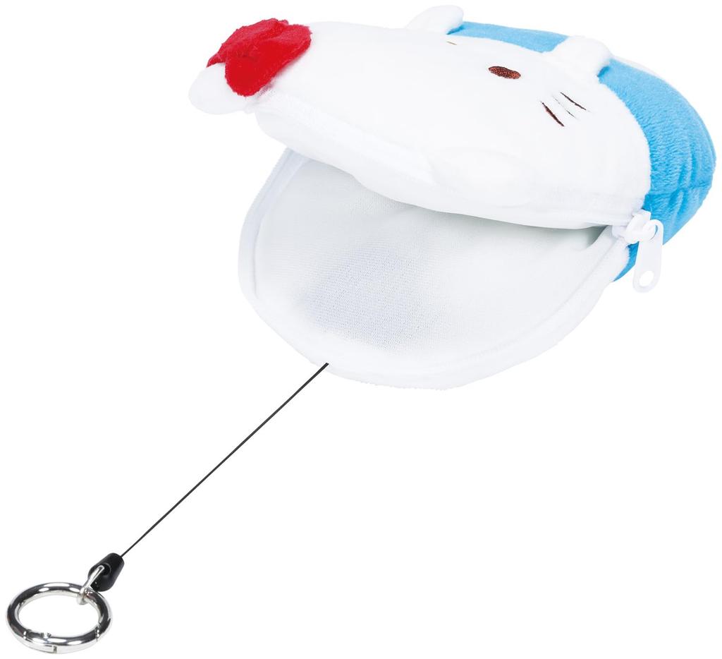 Skater Plush Pouch with Sanrio Hello Kitty Reel, ZRNP1-A