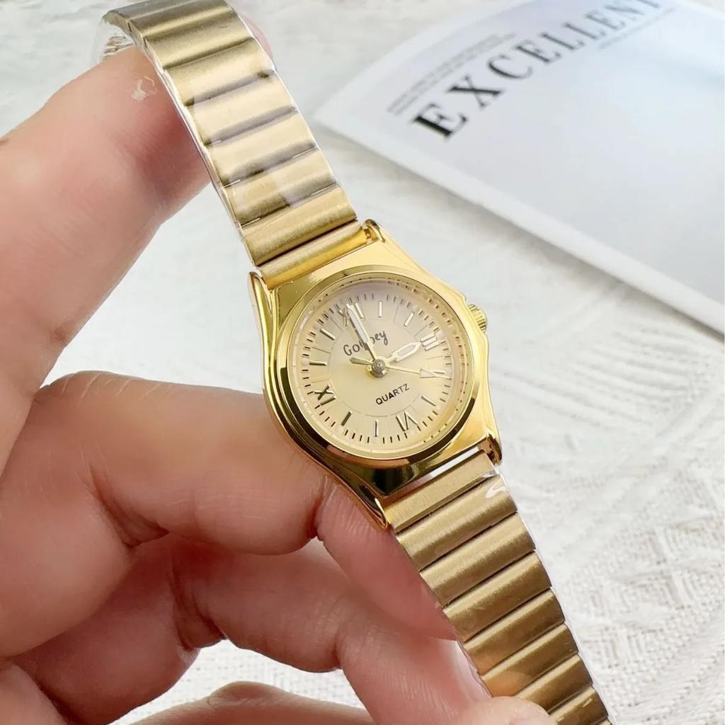 Luxus Goldener Quarz Uhr Edelstahl Armband Armbanduhren für Männer Frauen Weiblich Männlich Relogio Masculino Uhr Dropshipping