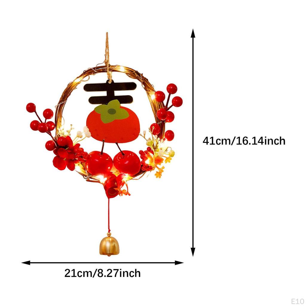 Chinese Year Garland with Lights of The Snake Door Decoration