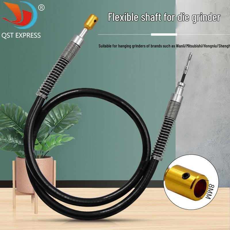Flexible Shaft Die Grinder with Spring-Loaded Copper-Plated 4mm Spindle