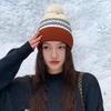 Wool Acrylic Knitting Cap Hat Warm Cold Cap Fashion Beanie Bonnet  for Men Women