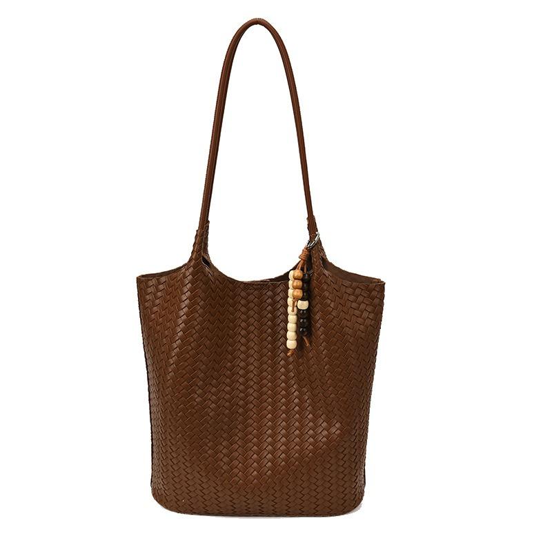 Retro Trend Bag Women's New Fashion Tote Bag Simple Casual Large Capacity Shoulder Commuter Bag