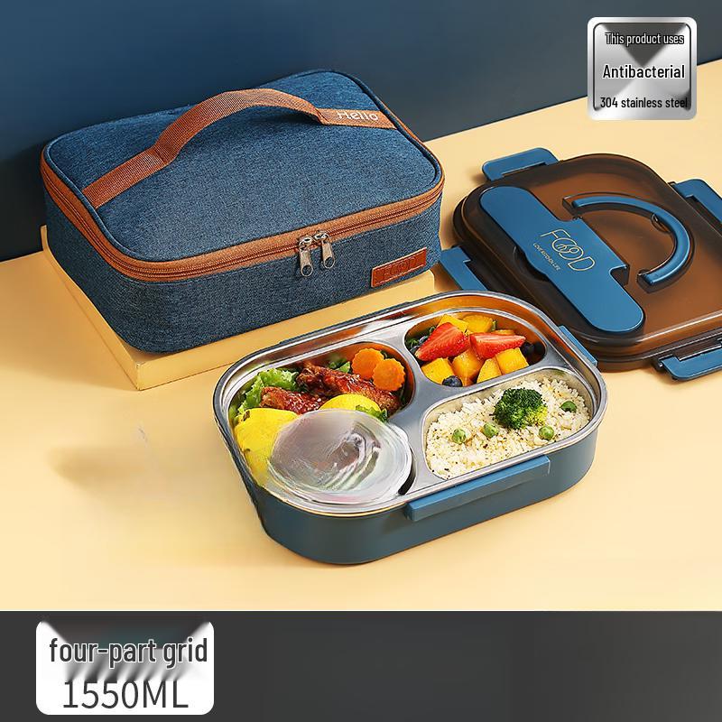 Sweet & Elegant 4-Compartment Insulated Lunch Box