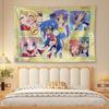 1pc Lucky Star Anime Tapestry Horizontal Manga Wall Hanging with Character  Iconic Poses Polyester Decor for Room Bedspread