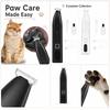 Electric Pet Paw Hair Trimmer Grooming Clipper with USB Charging Low Noise Motor for Dog and Cat Foot Pad Fur Removal