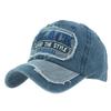 Unisex Baseball Cap Washed Retro Cloth Patched Design Fashion Casquette Letter Embroidery Hat