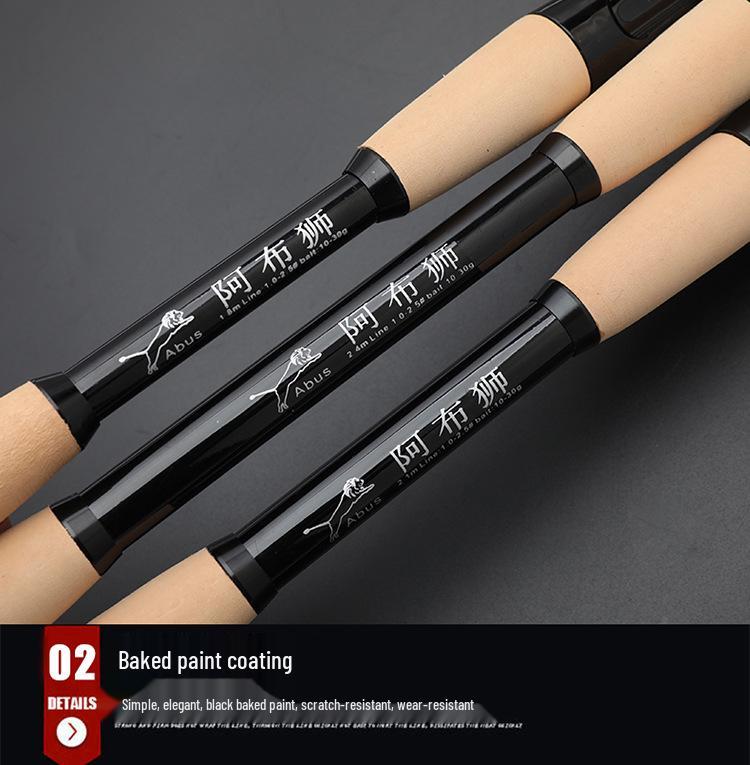 Cross-Wood Telescopic Metal Reel Bass Rod - Ultra Short, Lightweight, Popular In Europe & America