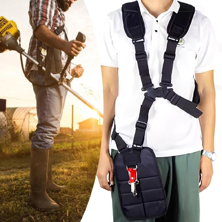 Shoulder Harness Strap For Brush Grass Padded Shoulder Adjustable Safe Gardening Tool Lawnmower Power Tool