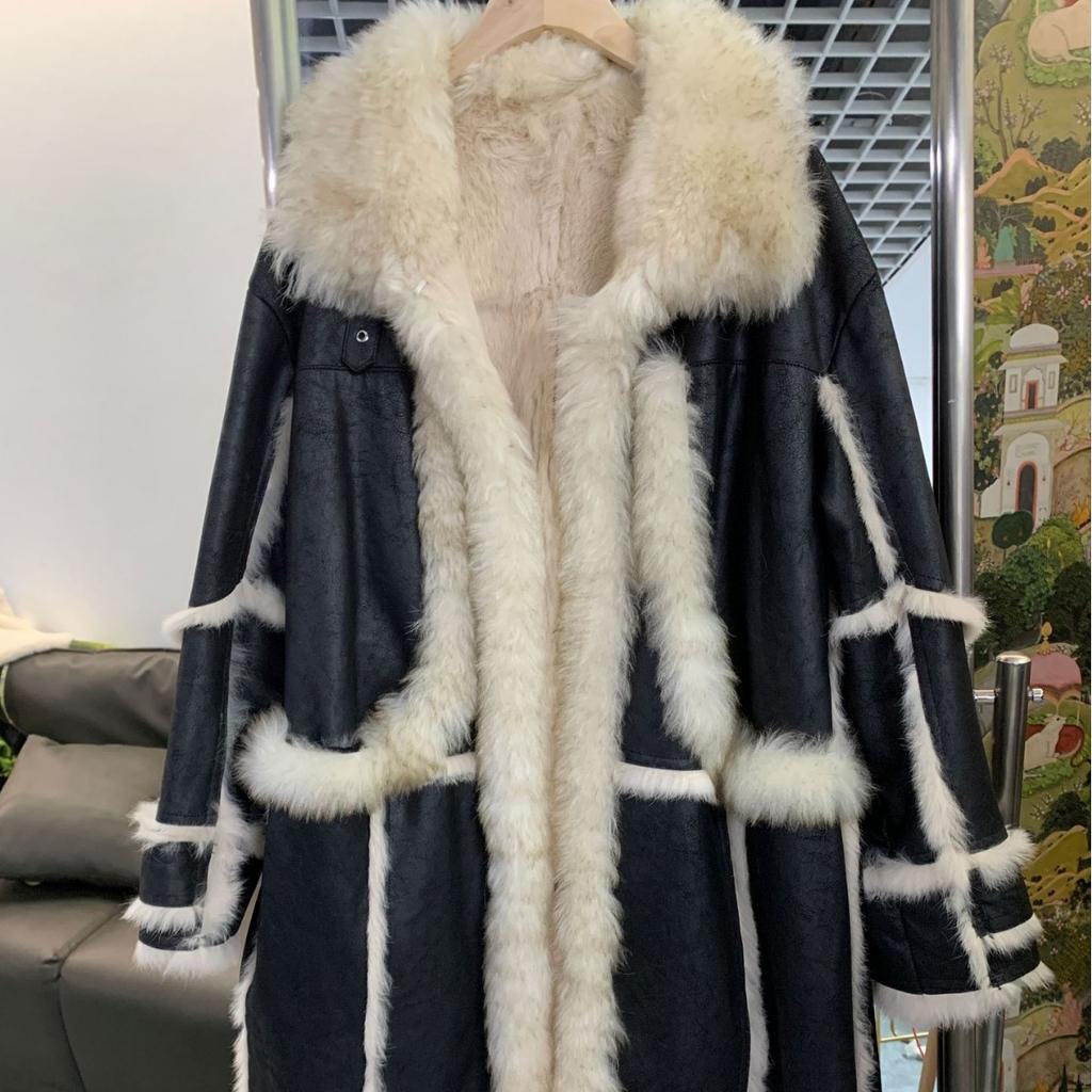 The New Fur Is Integrated and Lengthened, and The Popular One Keeps Warm and Looks Thin for Large-size Women.