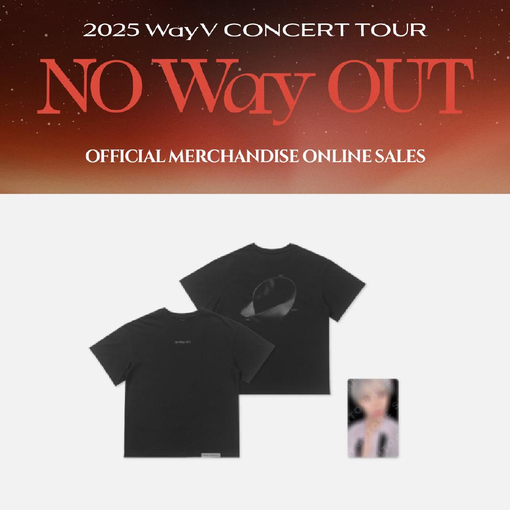 

Предзаказ 2025 WayV Концертный тур NO Way OUT Набор футболок KUN