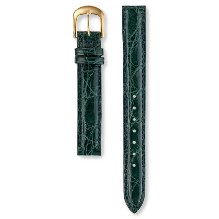 Seiko Watch Seiko Wristwatch Genuine Band Side Crocodile Cut Piece NOIE 12mm Dark Green DAV4 Women s