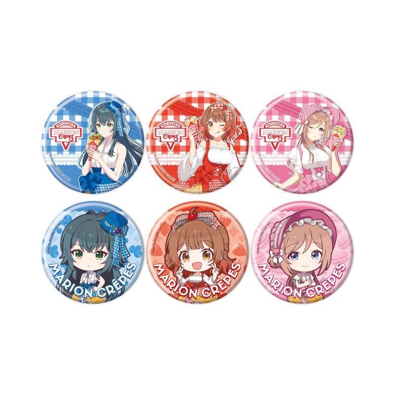 

Gakuen Idolmaster 03 Crepe Dress Ver. [Original Illustration & Mini Character Illustration] Can Badge Box of 6
