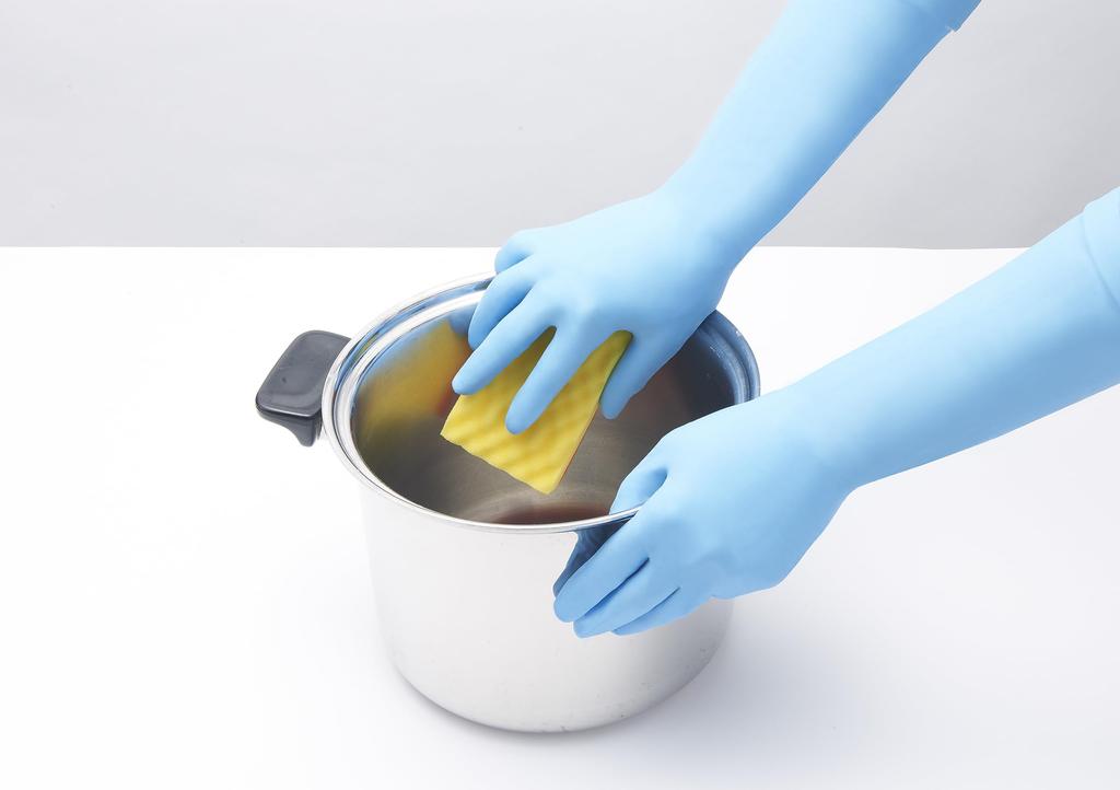 Showaglove 887 Nitrile Super Long 50 1 Box Powder-Free No. Gloves, Count, Blue, Medium,