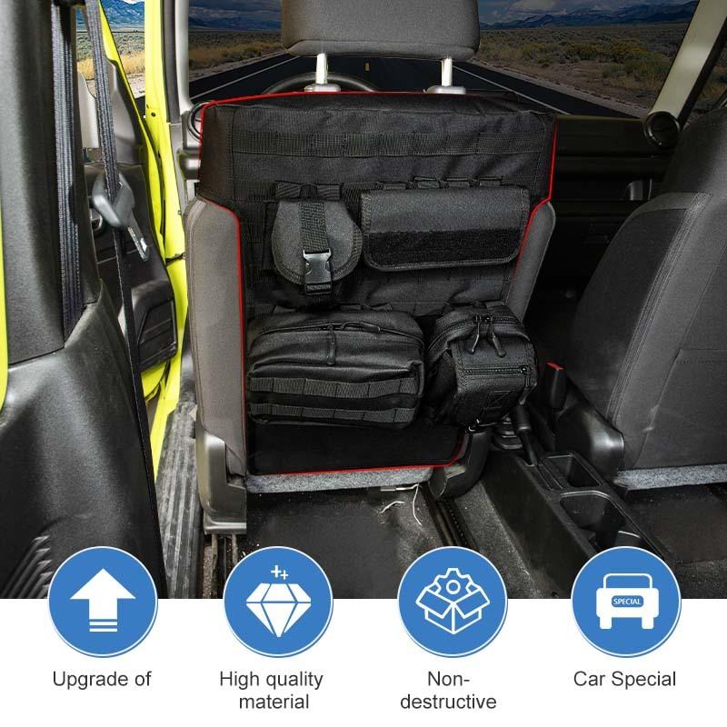 Car Seat Back Storage Bag Organizer Fit For Suzuki Jimny 2019 Up Stowing Tidying, 1 Pcs