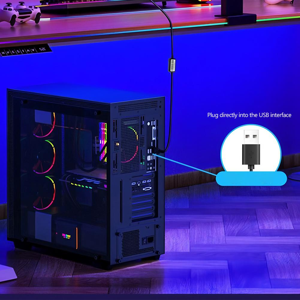 Music Game Sync 24" Screen Gaming Amosphere Ambient Smart TV Monitor LED Strip Backlight Light for Computer Screen