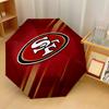 San Francisco 49ers Print Auto 8?Ribs Folding Umbrella Wind Resistant Lightweight Automatic Umbrella For Daily Travel