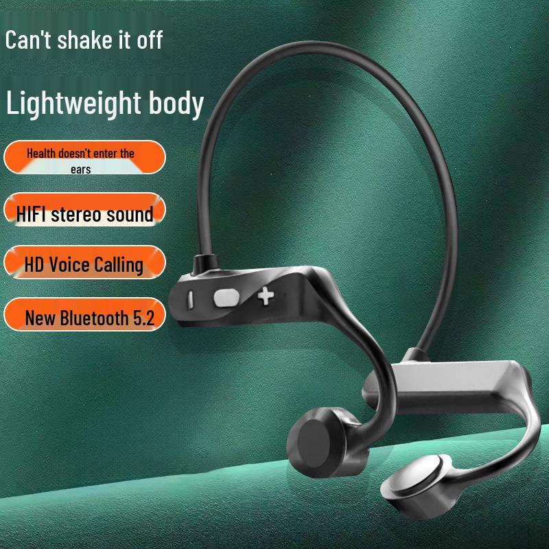 KS69 Sports Ear-Hook Bone Conduction Bluetooth Headphones with Immersive 3D Sound