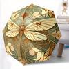 1 szt. Parasol Art Nouveau z motywem motyla, automatycznie otwierany/zamykany, wiatroodporny, funkcjonalny design, wytrzymały czasza z 8 żebrami