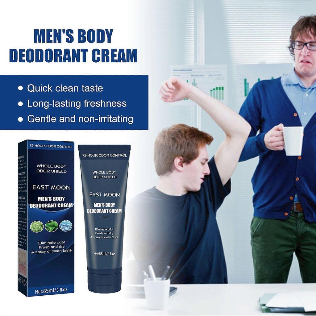 Limited time!!East Moon Men's All-Body Deodorant Cream - Gently Removes Body Odor, Men's Body Care Deodorant Cream