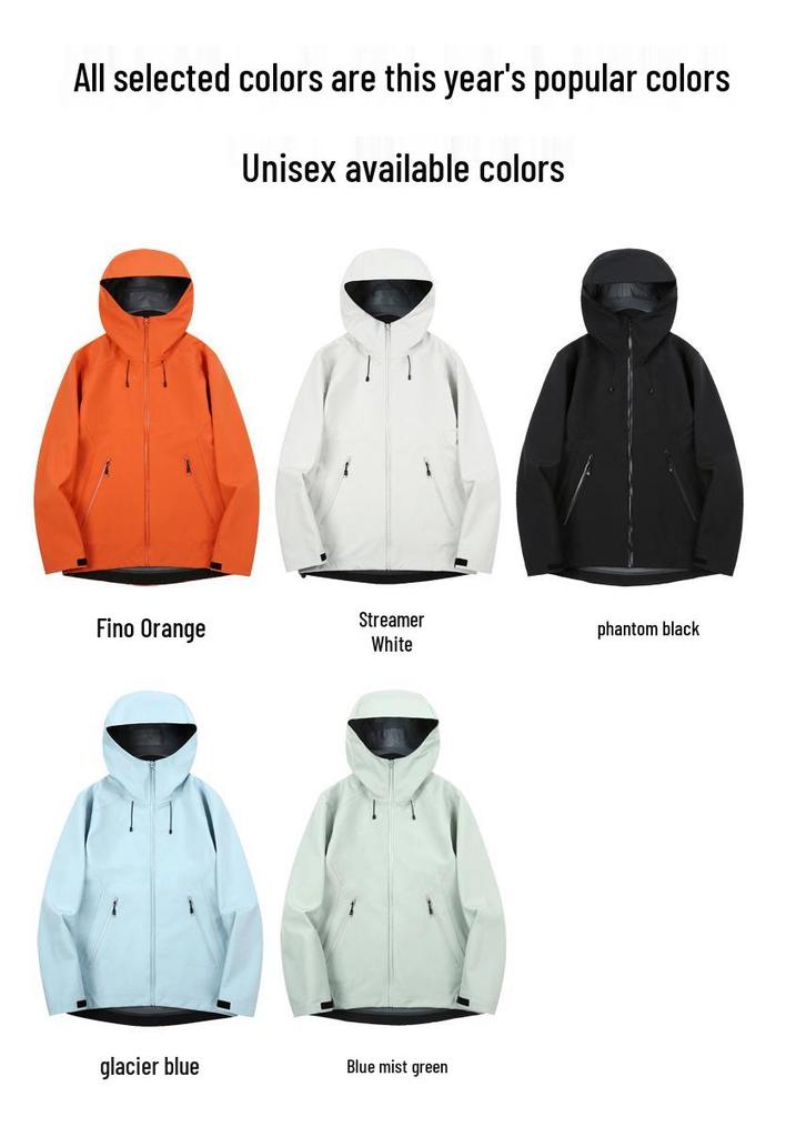 Unisex Soft-Shell Windbreaker: Windproof & Waterproof, Perfect for Spring & Autumn Outdoor Activities