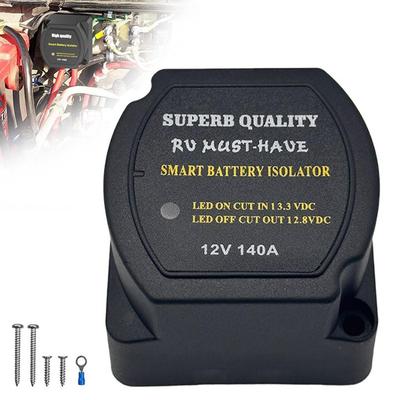 Smart Battery Isolator 12V Voltage Sensitive Split Preventer Stabilizer Safety Protection For Trailer Atv Automobiles Car Yachts