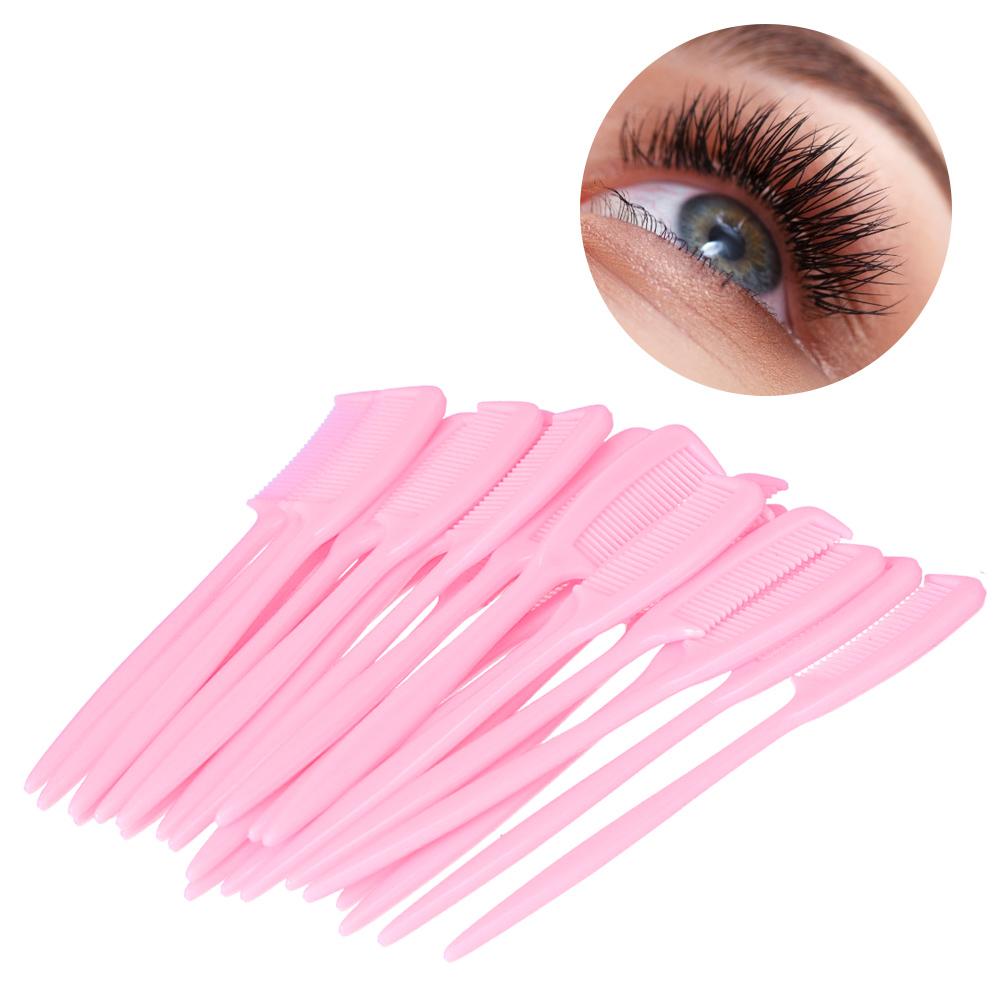 Eyelash Separator Comb Mini Eyebrow Comb Sets Cosmetic Tool for Eyelash Extension