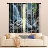 2 pcs, filtering curtains (excluding rods, non-movable, without batteries) White Tiger for use in bedrooms and living rooms