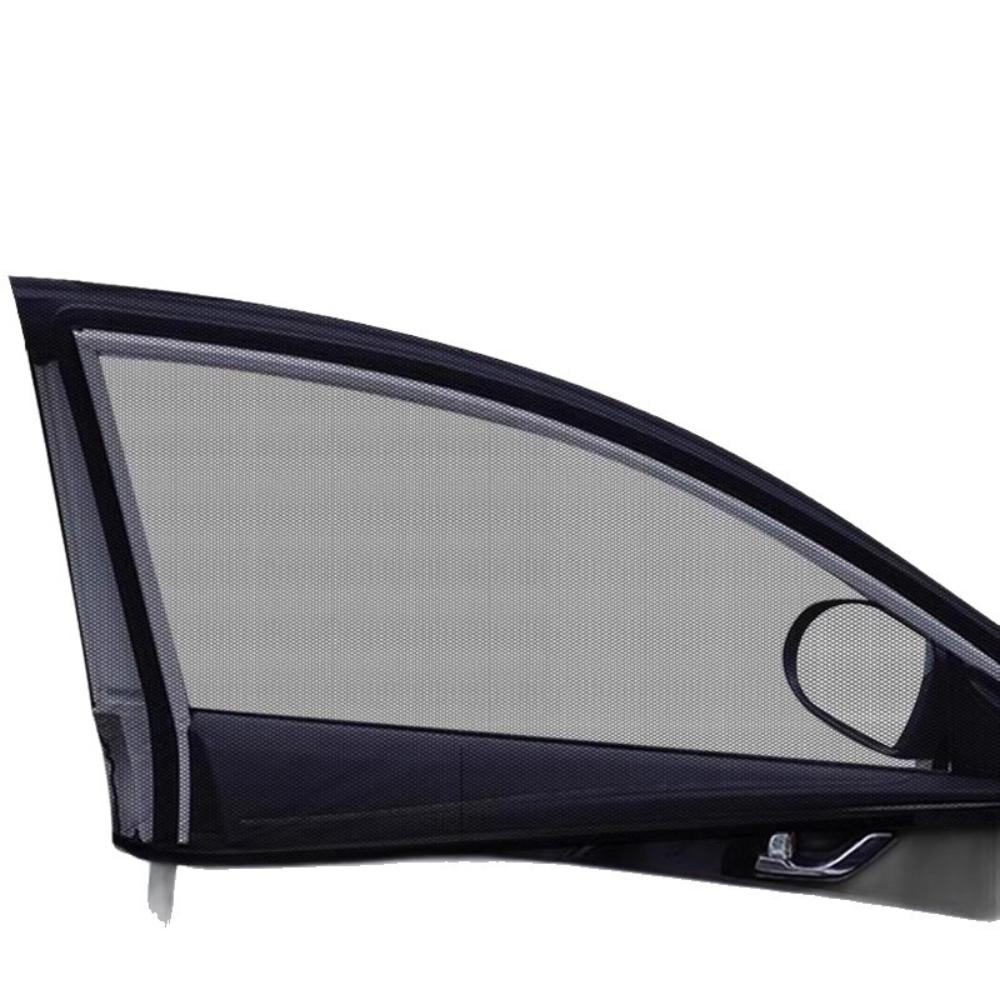 

Universal Car Window Sunshade Anti-Mosquito Mesh Net 4pcs Set 68*48cm чёрный