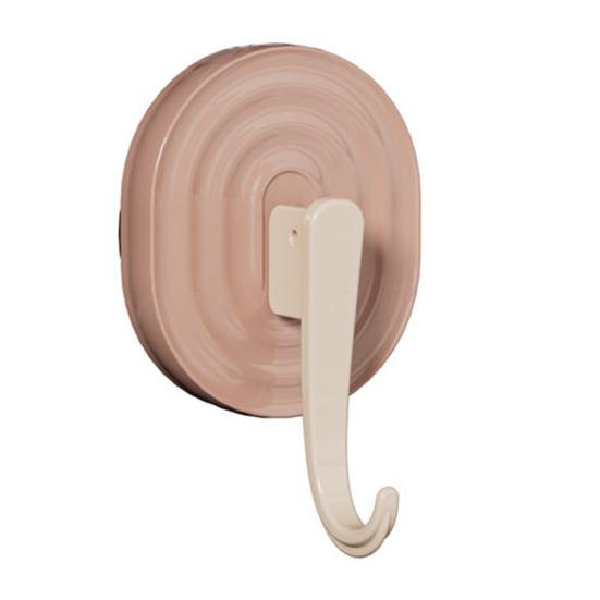 Suction Cup Hooks Strong Load-Bearing Grain Design Retro Wood No Drilling Installation Traceless Reusable Wall