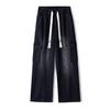 Mingge | Spring and Summer New Multi-pocket Tooling Jeans Men's American Retro Trendy Brand Loose Straight Trousers