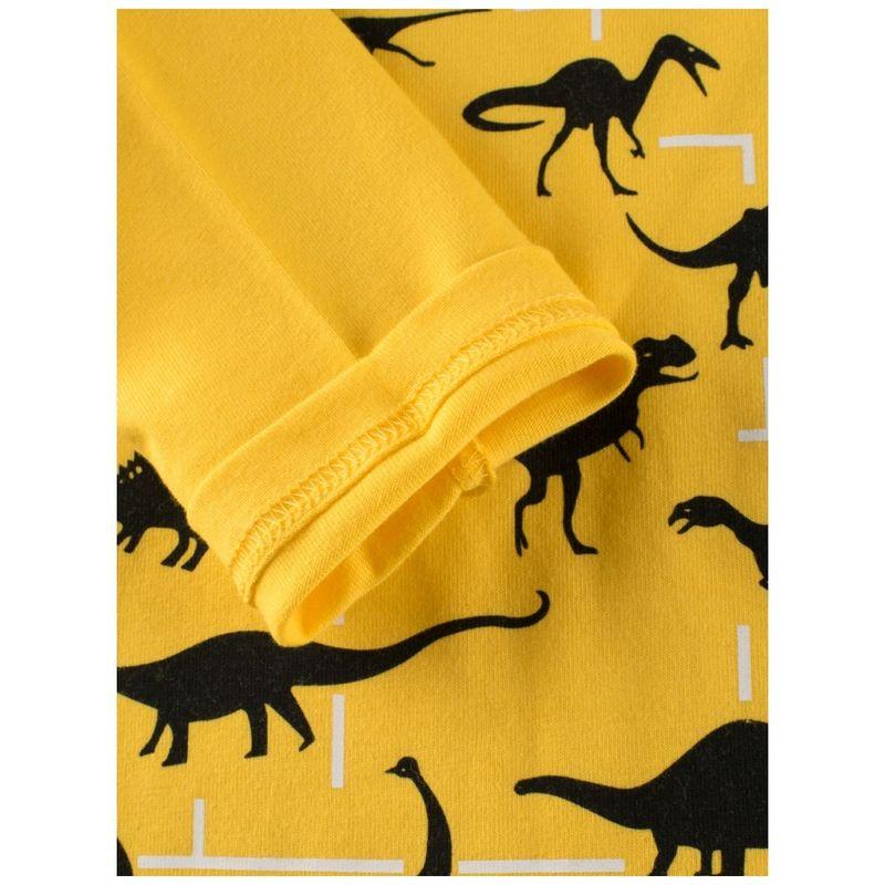 Children's Clothing Spring and Autumn Children's Dinosaur Bottoming Shirt Children's Long-Sleeved T-shirt Boys 100% Cotton Coat Girls Clothes