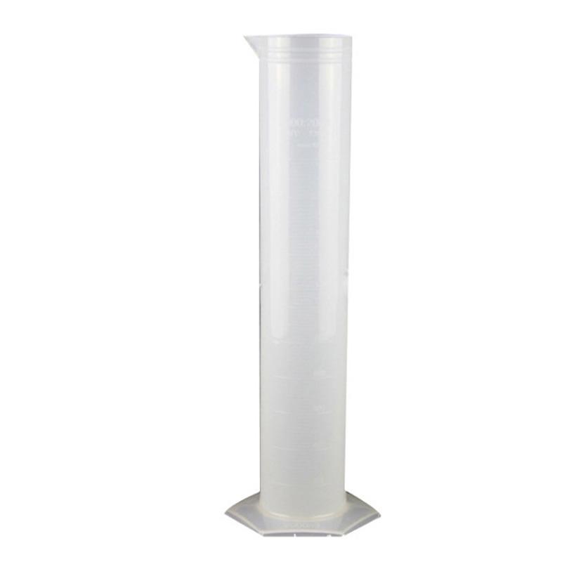 Measuring Cylinder Straight Plastic 250ml Large Capacity Clear Scale Tool for Experiment 250ml