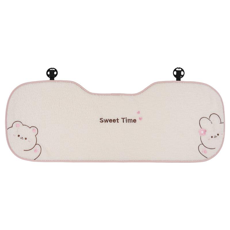 Cute car headrest waist comfortable car neck pillow pillow cartoon creative plush rabbit car waist pillow