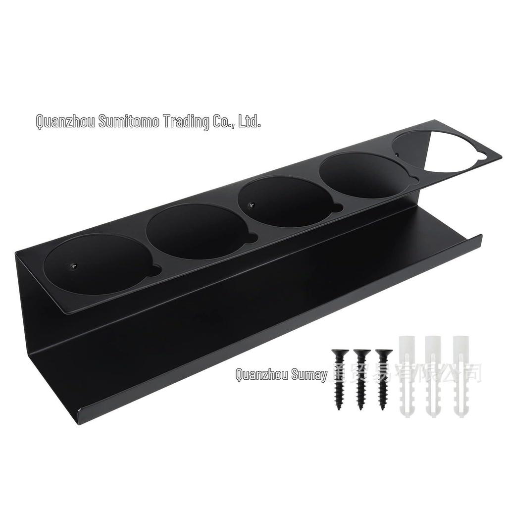 Steel Wall-Mounted Aerosol Spray Can Storage Rack for Garage or Home