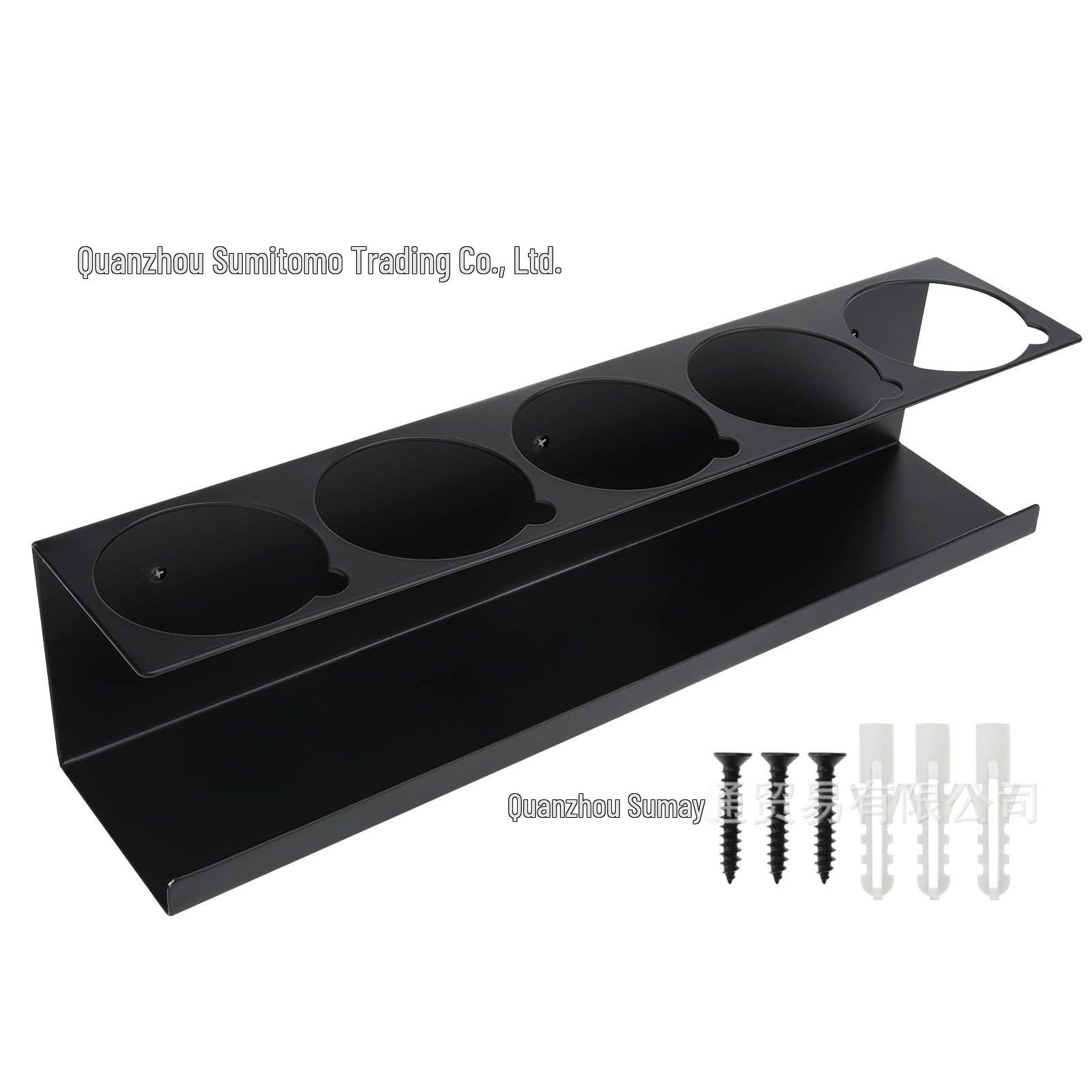 

Steel Wall-Mounted Aerosol Spray Can Storage Rack for Garage or Home