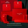 Hongdou Women's Pure Cotton Lucky Red Thermal Underwear Gift Set