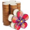 New Wooden Blank Flower Graffiti Decoration Shape Wooden Chips DIY Wooden Plum Blossom Painting Cup Cushion Plate Cushion