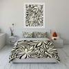 Elegant Black and White Bedding Set kid's and adults' bedroom decor, Exquisite three-piece bedding set gift