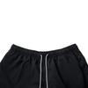 Li-Ning Basketball Series Sport Minimalist Solid Color Lace Letter Casual Shorts Men Shorts Black AKSV389-5