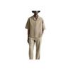 Zara Button Minimalist Versatile Short Sleeve Shirt Men shirts 5581062-706