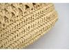 Handmade Hollow Woven Underarm Tote Bag: Fashionable Single Shoulder Beach & Commute Bag for Women