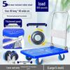 Portable Folding Flatbed Hand Cart for Shopping and Transport