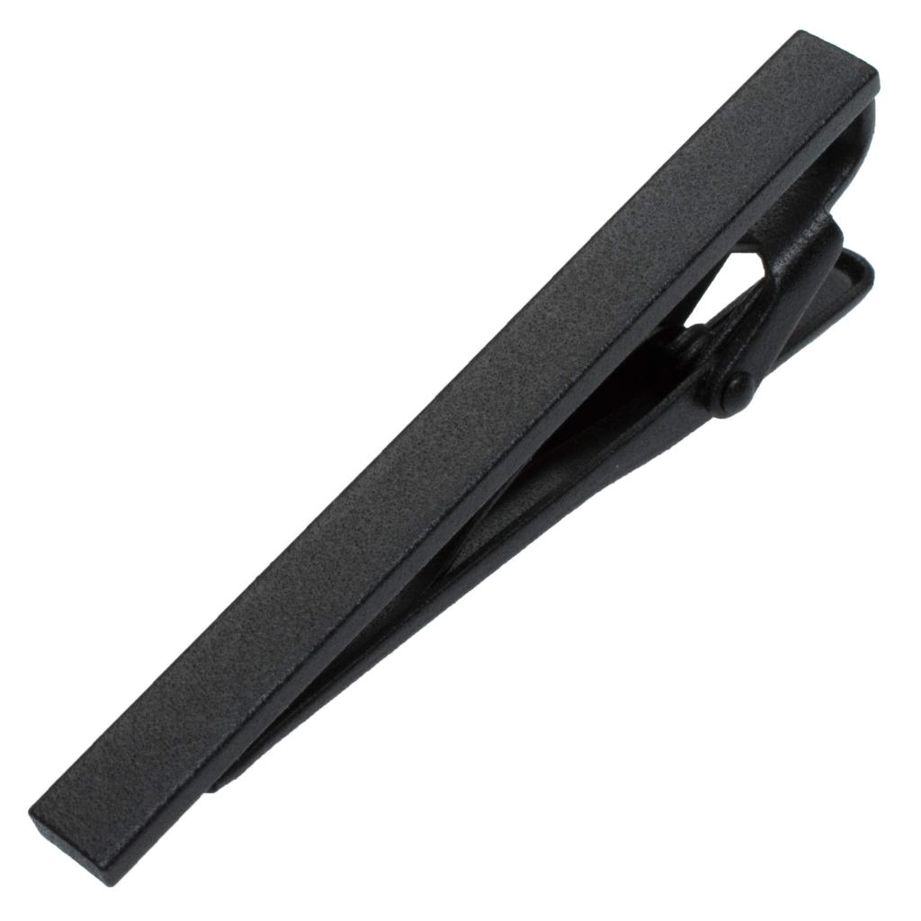 Colored Tie Tie Made In Alligator Funeral [Tabarat] Pin, Clip, Clip, Men's, Japan, Brass, Clip, Business, (Black)