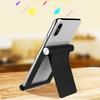 Portable Slim Phone Stand Holder Folding Plastic Pad Stand Bracket Silicone Bottom Desktop Phone Holder For
