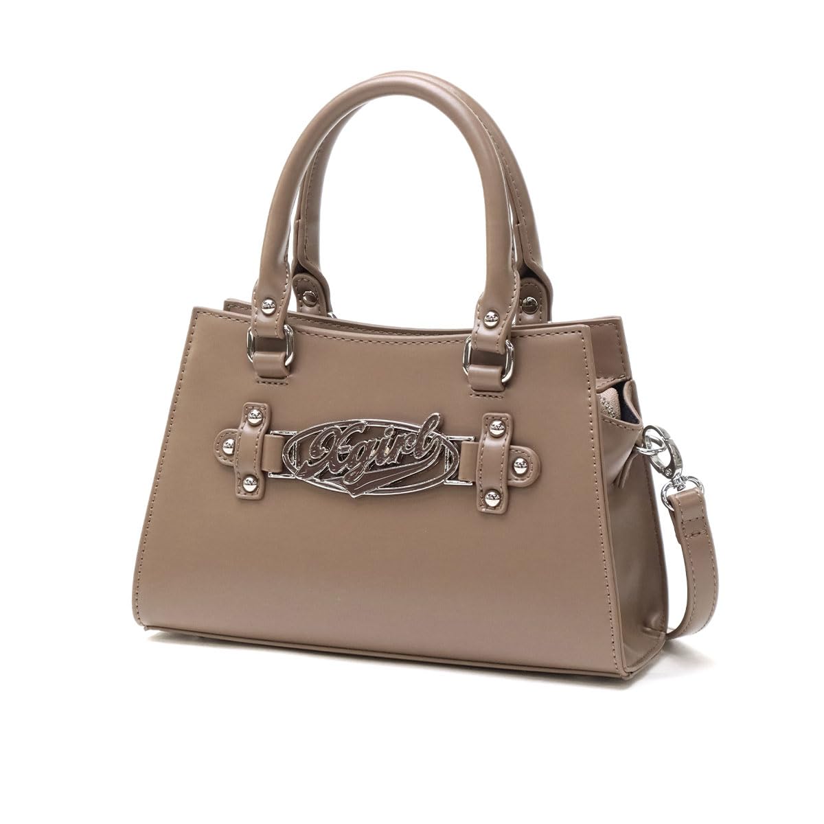 

Shoulder Bag OVAL LOGO BUCKLE 2WAY SHOULDER BAG BROWN [X-girl] Women s