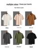 2025 Spring/Summer Andy Velvet Men's Knit Polo Minimalist Pullover Short Sleeve T-shirt